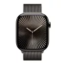 Apple Watch S10 Cellular palaszürke titántok, palaszürke milánói szíjjal, 46mm, S/M