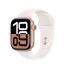 Apple Watch S10 GPS rozéarany alumíniumtok, lágy rózsaszín sportszíjjal, 42mm, S/M