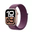 Apple Watch S10 GPS rozéarany alumíniumtok, szilva sportpánttal, 42mm