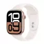 Apple Watch S10 GPS rozéarany alumíniumtok, lágy rózsaszín sportszíjjal, 46mm, M/L