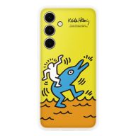 Samsung Galaxy S24 FE gyári Flipsuit tok, sárga