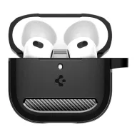   Spigen Rugged Armor Airpods 5 / Airpods 4 tok, Matte Black, fekete ACS08642