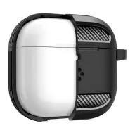   Spigen Rugged Armor Airpods 5 / Airpods 4 tok, Matte Black, fekete ACS08642