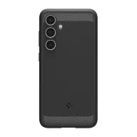   Spigen Rugged Armor Samsung Galaxy S24 FE Matte Black tok, fekete ACS08578