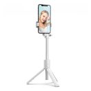 Prémium selfie bot, 19 - 70 cm, forgatható, exponáló gombbal, bluetooth-os, v4.0, tripod, R1, fehér