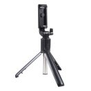 Prémium selfie bot, 19 - 70 cm, forgatható, exponáló gombbal, bluetooth-os, v4.0, tripod, R1, fekete