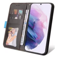   Apple Wooze Colour Wallet iPhone 16 Pro oldalra nyíló tok, stand, kártyatartóval, kézpánttal, kék