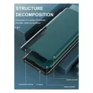 Apple Wooze FashionBook iPhone 16 oldalra nyíló tok, stand, fekete