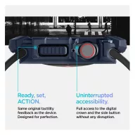 Spigen Rugged Armor Apple Watch 10 46mm tok, Navy Blue, kék