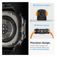   Spigen Rugged Armor Samsung Galaxy Watch Ultra tok, Matte Black, fekete