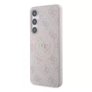 Guess 4G Collection Leather Metal Logo S24+ (S926) MagSafe tok, rózsaszín GUHMS24MG4GFRP