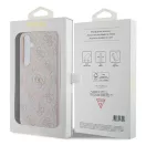 Guess 4G Collection Leather Metal Logo S24+ (S926) MagSafe tok, rózsaszín GUHMS24MG4GFRP