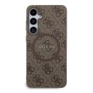 Guess 4G Collection Leather Metal Logo S24+ (S926) MagSafe tok, barna GUHMS24MG4GFRW