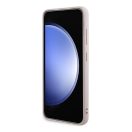 Guess 4G Collection Leather Metal Logo S24 (S921) MagSafe tok, rózsaszín GUHMS24SG4GFRP