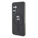 Karl Lagerfeld IML Ikonik S24 MagSafe tok, fekete KLHMS24SHFCKNOK