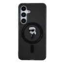 Karl Lagerfeld IML Ikonik S24 MagSafe tok, fekete KLHMS24SHFCKNOK