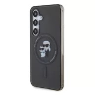   Karl Lagerfeld IML Karl&Choupette S24 MagSafe tok, fekete KLHMS24SHGKCNOK