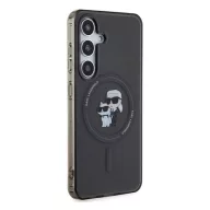   Karl Lagerfeld IML Karl&Choupette S24 MagSafe tok, fekete KLHMS24SHGKCNOK