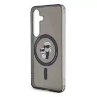   Karl Lagerfeld IML Karl&Choupette S24 MagSafe tok, fekete KLHMS24SHGKCNOK