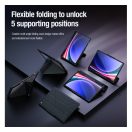 Nillkin Bumper Pro Samsung Galaxy Tab S9 Ultra/S10 Ultra közepesen ütésálló tok kitámasztóval, fekete