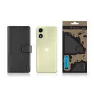   Tactical Field Notes Motorola E14 flip/oldalra nyíló tok, fekete