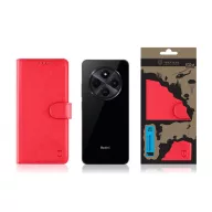   Tactical Field Notes Xiaomi Redmi 14C flip/oldalra nyíló tok, piros