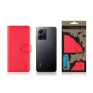 Tactical Field Notes Xiaomi Redmi Note 12 4G flip/oldalra nyíló tok, piros