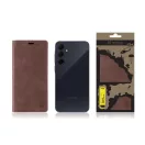 Tactical Xproof Samsung Galaxy A35 5G flip/oldalra nyíló tok, barna