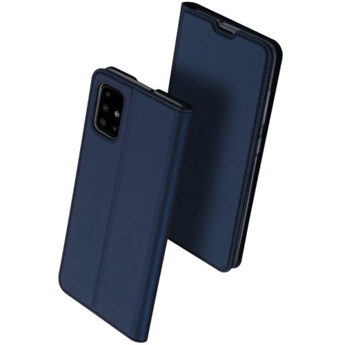 Huawei P Smart (2021), Oldalra nyíló tok, stand, Dux Ducis, sötétkék