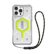   UAG Pathfinder iPhone 16 Pro Max Clear Magsafe tok, Active Neon Lanyard