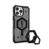  UAG Pathfinder iPhone 16 Pro Max MagSafe Clear tok kitámasztóval, Ash/Black