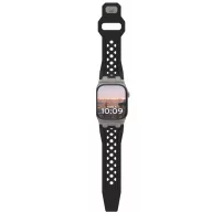   UAG Monarch Apple Watch 49mm/46mm/45mm/44mm/42mm szíj, Black/titanium
