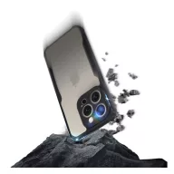   iPhone 16 Pro Max ütésálló tok erősített peremmel, fekete
