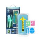 5D Full Glue Tempered Glass for iPhone 16 tempered glass kijelzővédő üvegfólia felhelyező kerettel, fekete