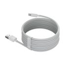 Baseus Simple Wisdom USB / Lightning adat/töltőkábel, 2,4A, 1,5m, Fehér (2db)