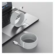   Baseus Simple Wisdom USB / Lightning adat/töltőkábel, 2,4A, 1,5m, Fehér (2db)