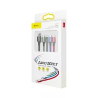   Baseus Fast 4in1 USB-C - 2xLightning - Micro USB adatkábel, 3,5A, 1,2m, fekete