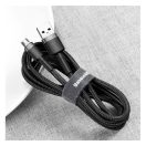 Baseus Cafule USB - Micro USB kábel, 2A, 3m, szürke/fekete