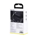 Baseus T Type S-16 vezeték nélküli Bluetooth MP3-lejátszó+2USB-Autós töltő, Fekete
