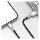 Baseus Cafule USB-Lightning kábel, 2,4A, 2m, fekete