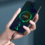  Baseus Cafule USB-C / USB-C adatkábel, 100W 2m, fekete-piros
