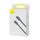 Baseus Crystal Shine USB-C - USB-C kábel, 100W, 1.2m, fekete