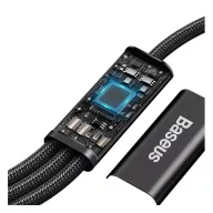   Baseus Rapid Series USB-C 3in1 USB - Lightning - USB-C kábel, 20W, 1,5 m, fekete