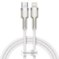 Baseus Cafule USB-C / Lightning kábel, 20W, 1m, fehér