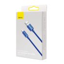 Baseus Crystal Shine USB-Lightning kábel, 2.4A, 1.2m, kék