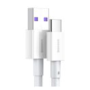 Baseus Superior USB-USB-C kábel, 66W, 2 m, fehér