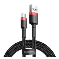 Baseus Cafule USB-USB-C kábel 2A, 3m, piros/fekete