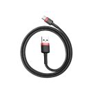 Baseus Cafule USB-USB-C kábel 2A, 3m, piros/fekete