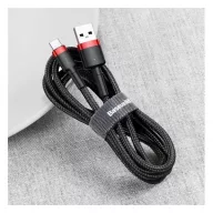 Baseus Cafule USB-USB-C kábel 2A, 3m, piros/fekete