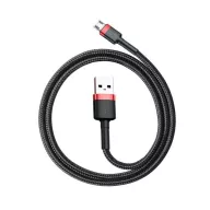 Baseus Cafule USB - Mirco USB kábel, 2.4A, 1m, piros/fekete